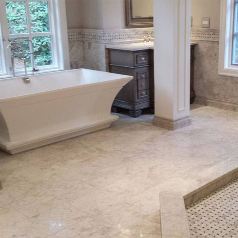 Silver Shadow Polished Marble Floor Wall Natural Limestone Marble for