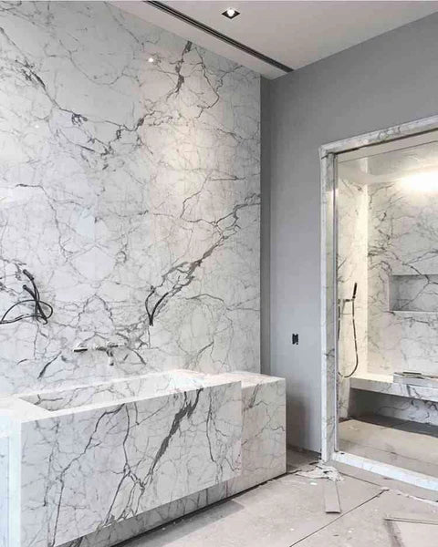 Statuario Venato Marble Tiles - Emperor Marble