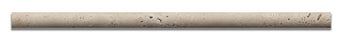 Warm Ivory Travertine Bullnose 15x20x305mm - Emperor Marble