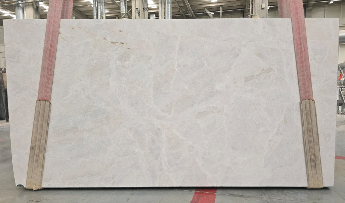 White Emperador Marble Slabs — M2868 · View 1