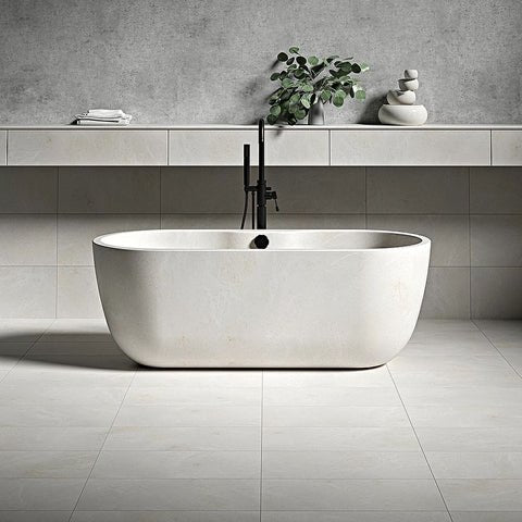 White Emperador Tiles - Emperor Marble