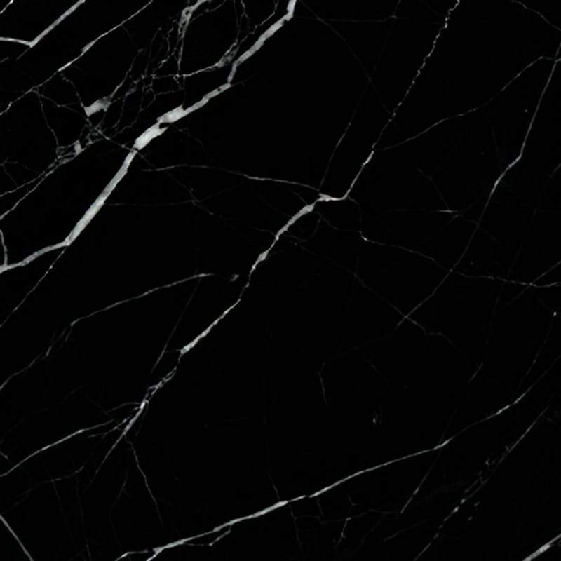 Marble Tiles - Nero Marquina Polished Marble Tiles 600x600x20mm - Emperor Marble